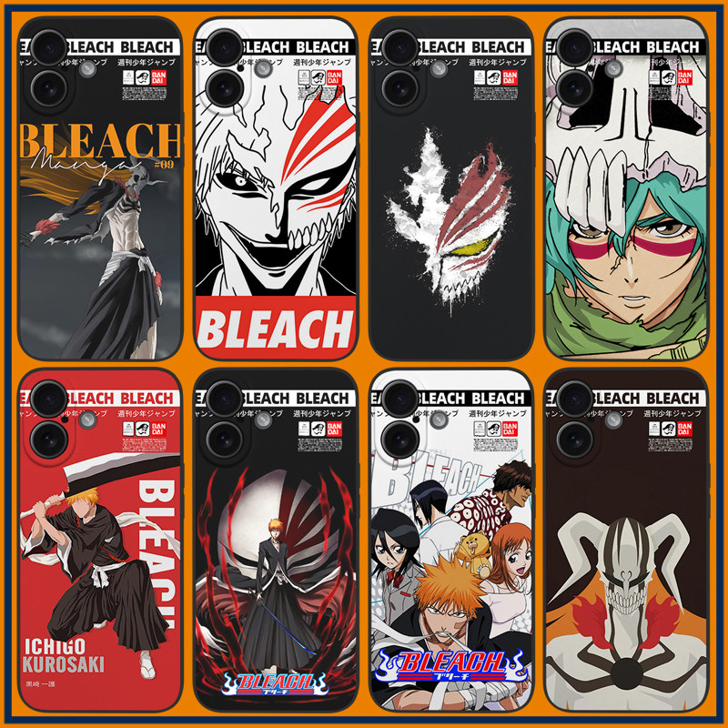 死神bleach手机壳ip17/15plus日漫16promax黑崎一护iqoo13动画S25全包边RENO14硅胶软壳mate60 K90米17一加15