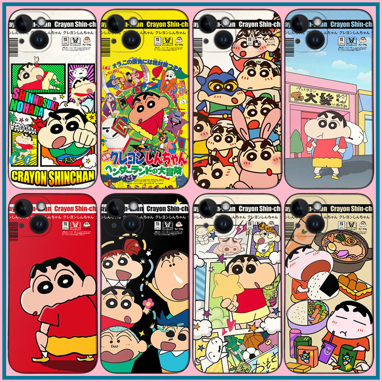 蜡笔小新手机壳ip13/14plus小白15promax搞笑漫画iqoo12动画P60/70全包边S24+硅胶软壳mate60 K70米14 nova12