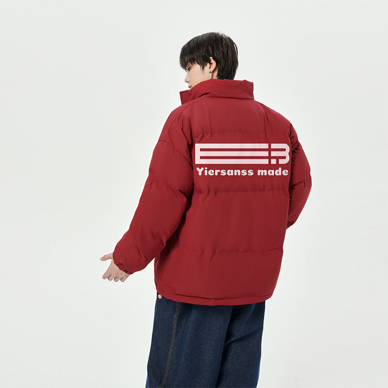 已注册日系抖音直播高品质宽松男面包服羽绒棉棉衣外套M1045P90,男装棉衣,电商C408-1(原B339-1)