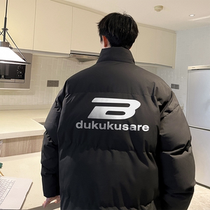 已注册港风直播抖音高品质宽松男面包服羽绒棉外套棉衣M1005P90图片