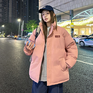 港风直播抖音高品质男面包服羽绒棉宽松外套棉衣M1045P90图片