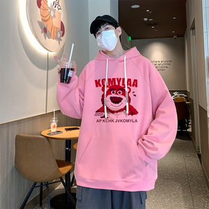已注册重磅华棉抖音直播品质男连帽卫衣W5031P45控88加绒55图片