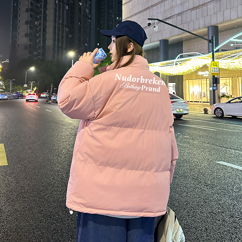 港风抖音直播高品质宽松男面包服羽绒棉棉衣外套M1056P90,男装棉衣,电商C408-1(原B339-1)