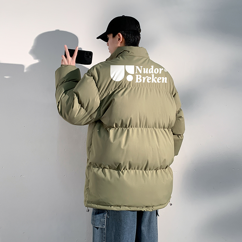 日系抖音直播得物宽松面包服羽绒棉棉衣外套M1157P65,男装棉衣,电商C408-1(原B339-1)