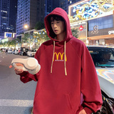 港风420克华棉直播抖音得物高品质连帽卫衣W5027P45，男装卫衣，电商C408-1(原B339-1)