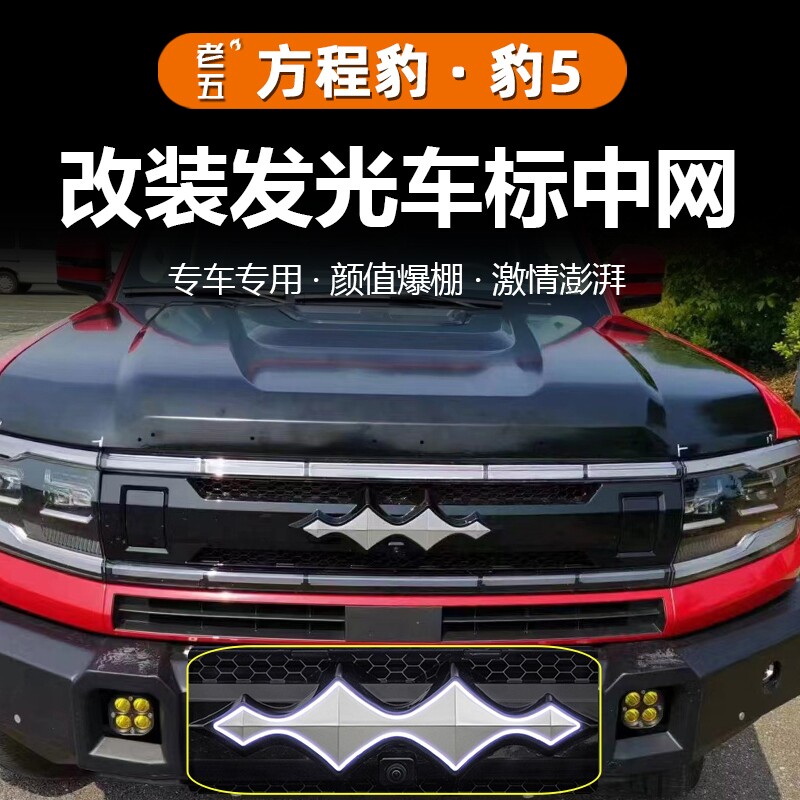 前脸改装升级发光车标
