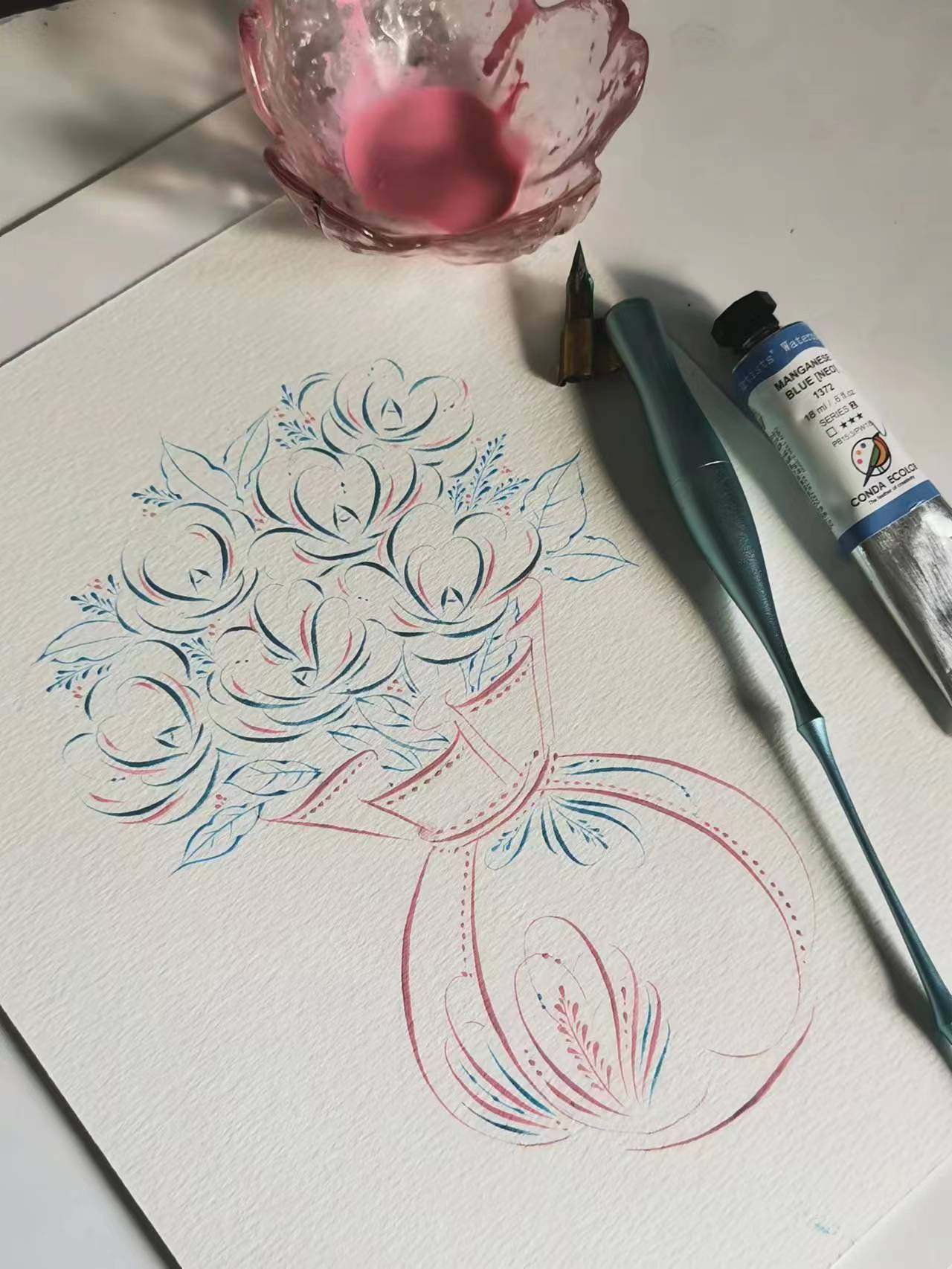 【nan老师的小而美拉花新手包及工具】蘸水笔工具