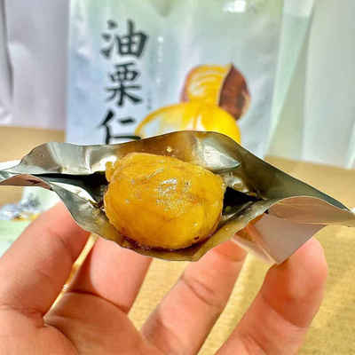 【新包装】桃鲜生油栗仁即食板栗仁500g无添加软糯甜零食真空去皮