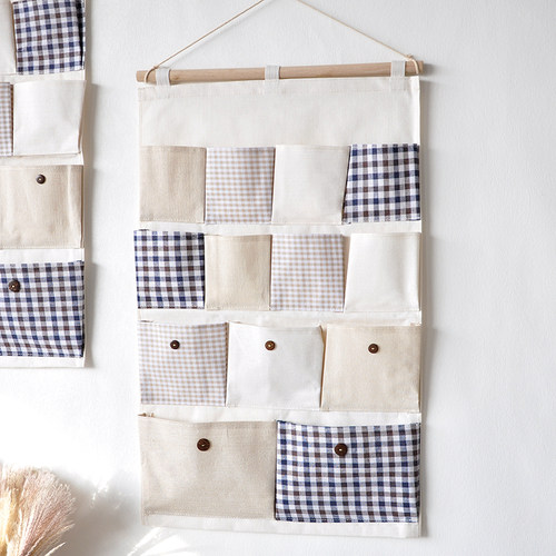 多兜壁挂储物袋分类收纳挂袋