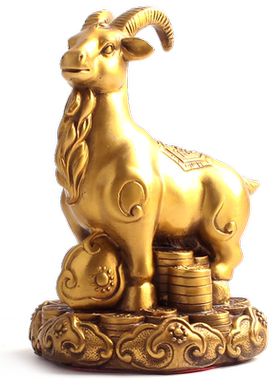 铜羊化解吉祥物金属羊冲墓摆件