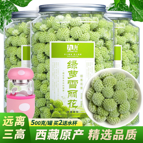绿萝花茶500g西藏野生绿箩花泡水罗布麻叶官方正品