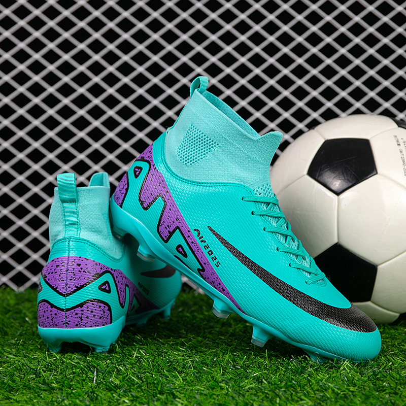 C罗刺客16高帮足球鞋防滑训练