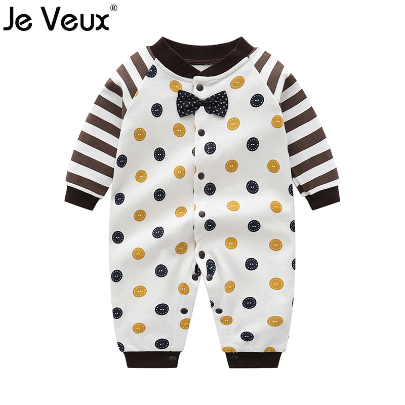 新生连体满月长袖打底夏季爬服