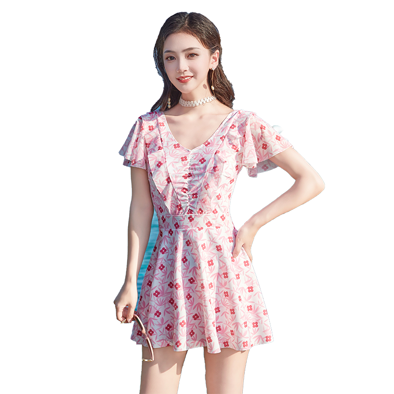 银贝丝坊连体女士裙式小清新修身