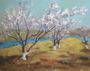 纯手绘十品原创花卉自制高端作品百合装饰油画欧式客餐厅冲钻特价