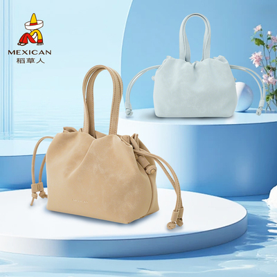 稻草人包包2025新款小众质感女包时尚手提包简约高级感复古斜挎包