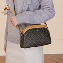 稻草人包包女2025新款 妈妈包中年百搭买菜包单肩包通勤斜挎包女包