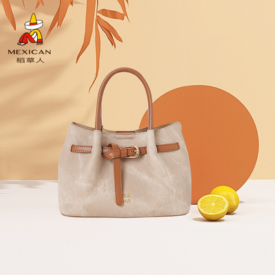 稻草人包包2025新款女士手提包时尚单肩包通勤包百搭斜挎包女