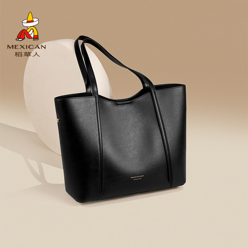 稻草人包包女士2026新款托特包女大容量高级感单肩包休闲女包