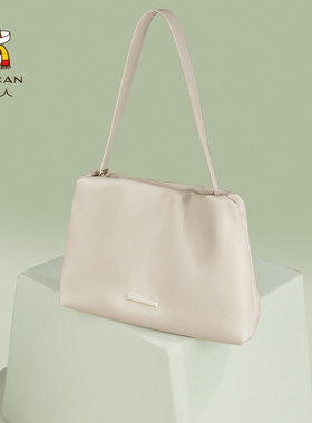 稻草人包包女新款大容量斜挎包日常百搭通勤单肩包黑色质感手提包