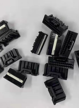 AAUS05AS0-024K01 LOTES/得意 汽车连接器BMS母端塑料成品24P黑色