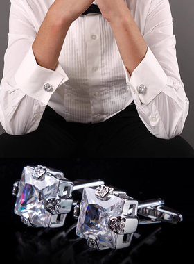 T&Twenties我心永恒袖扣 男袖钉 法式衬衫袖口钉衬衣扣 cufflinks