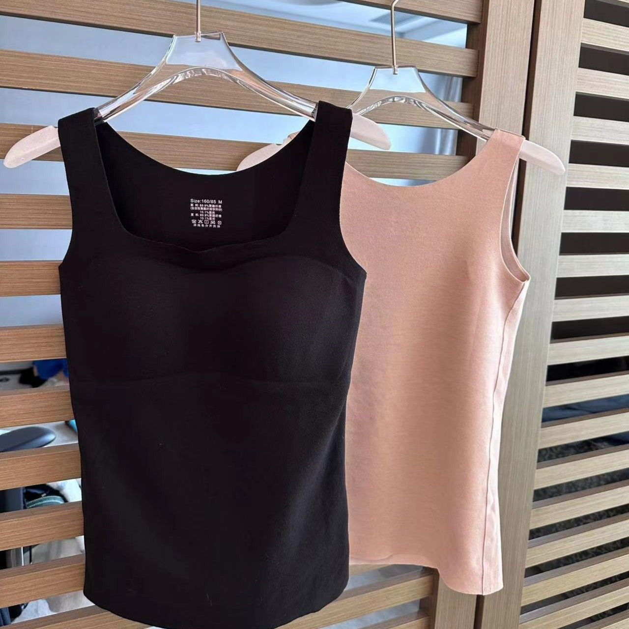 韩国 波拉家东大门高级定制秋BORAKOO】黑/肤两色~一体杯保暖背心,女装/女士精品,背心吊带,淘宝优惠券,粉丝福利购,淘宝优惠卷