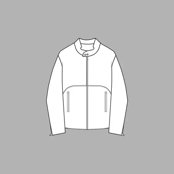 Four-Color Woven Zipper Sports Suit-Fire 528003