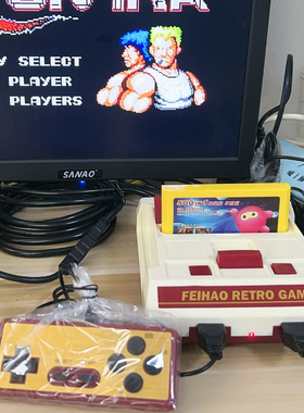 4K高清HDMI红白机家用电视游戏机小霸王双人怀旧款老式黄卡FC复古