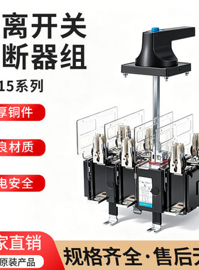 HH15(QSA)-630/3 QSA 400/3 隔离开关 熔断器组含熔断器 刀熔开关