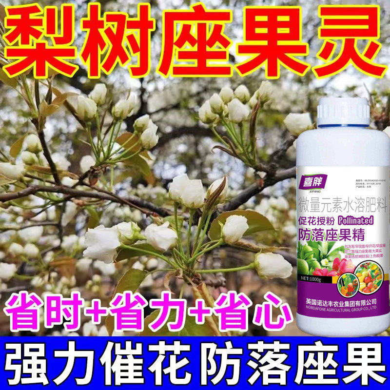 梨树授粉药沾花药梨树授粉座果精防落保花保果强制座果蜜蜂授粉药