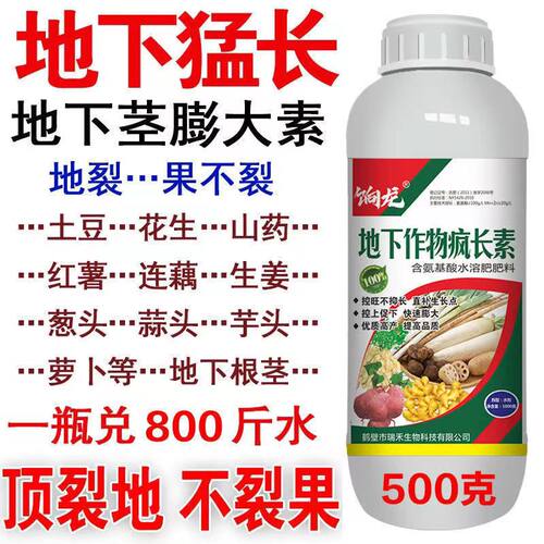 地下猛长地下根茎膨大素土豆莲藕生姜蒜芋头红薯荸荠萝卜等地下茎