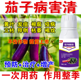 茄子专用药茄子黄萎病炭疽病疫病灰霉病枯萎病根腐病全治叶面肥