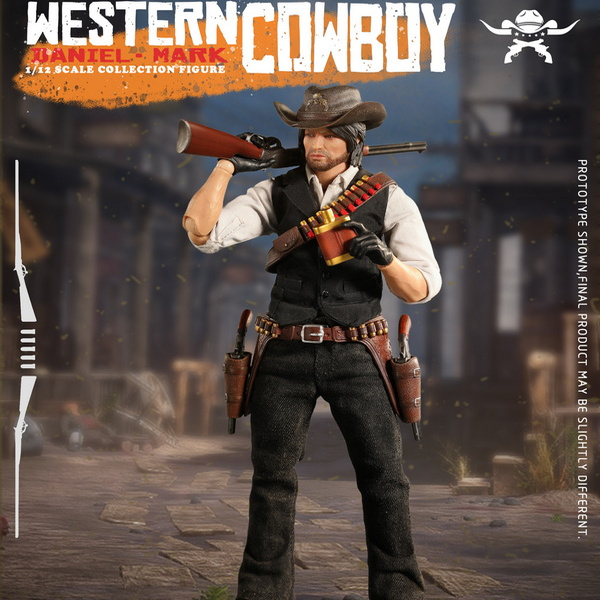 定金包邮 CFTOYS CRAZY FIGURE 西部牛仔 丹尼尔 马克 可动人偶