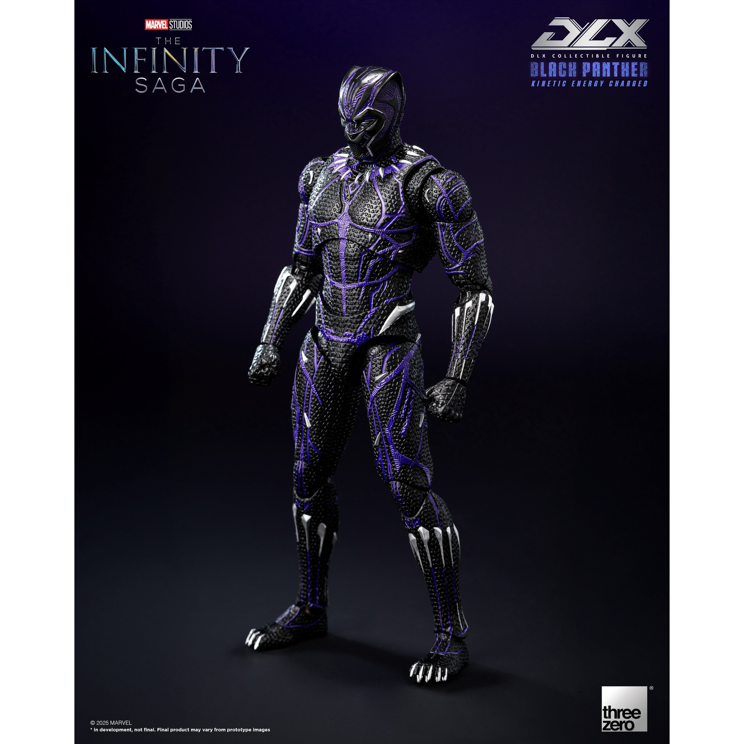 定金包邮 Threezero 17.2cm 漫威  黑豹 动能充值 可动手办人偶