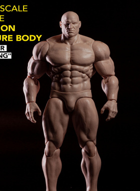 定金包邮 ADAM 1/12 AD01 超可动漫画壮硕男性素体 可动人偶手办