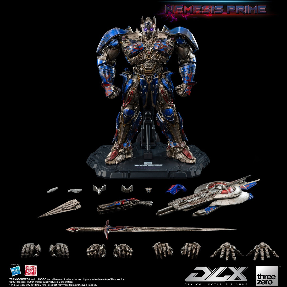 现货 Threezero 11.2寸 变形金刚 最后的骑士 DLX版 擎天柱 雕像