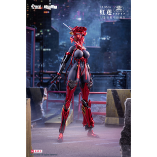 定金包邮 核金重构 红莲 Padma 战术头盔磁控光效 包胶可动手办