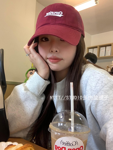 【橙子家】54-64大头围韩版刺绣棒球帽时尚百搭显脸小复古鸭舌帽