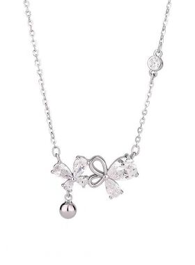 女友链吊坠蝴蝶项链新款高级锁骨