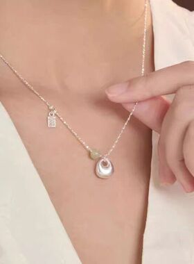 宫廷风秤砣小女款小众镀银新中式