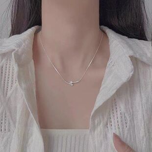 新款流星时尚设计感高级约定链年锁骨项链轻奢小众2023的女星星