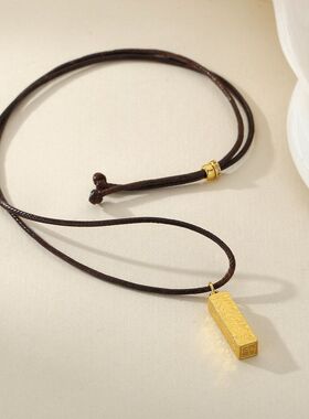 金条来链项链小饰品长款新款爆闪