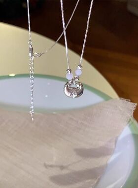 福气满满颈链红感奢网吊坠项链