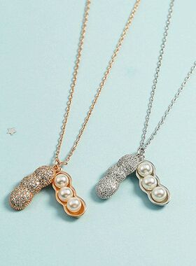 欧美满钻吊坠脖链金链装饰韩国