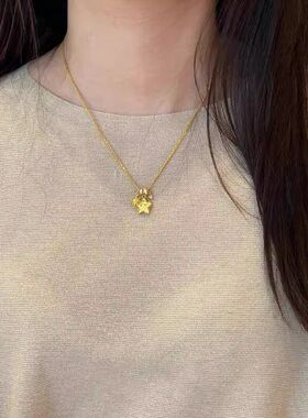 气质五角星链钻女新款百搭精致