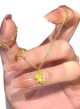 推荐艾瑞雅飞马饰品链锁骨高级感跳动代发小众小轻奢精致项链一件