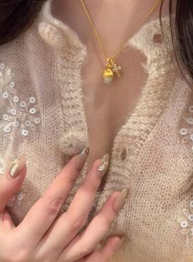 款轻奢颈链Jewels松果精致udPrel