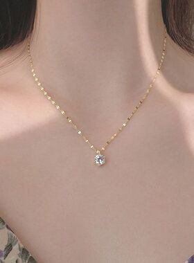 锁骨项链钻韩版链颈链冷淡单简约