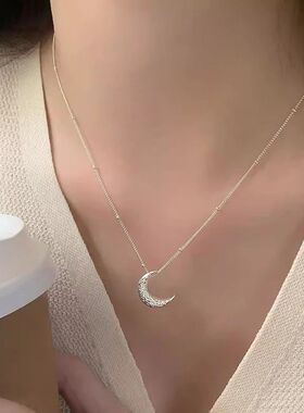 百搭项链轻奢月亮批发轻奢项饰